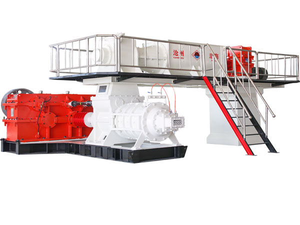 JKY90/75-4.0型雙級單軸真空擠出機